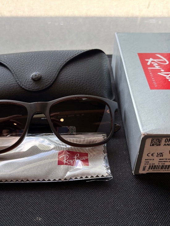 Ray-Ban Andy sunglasses (RB4202). Brown frame/brown gradient lenses main image 9